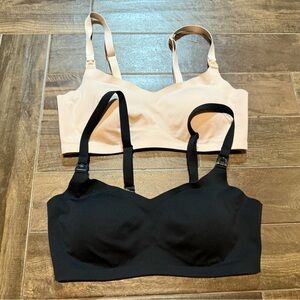 Kindred Bravely Black and Nude Bras
